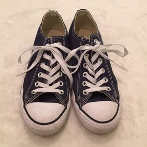 Navy Blue Classic Converse